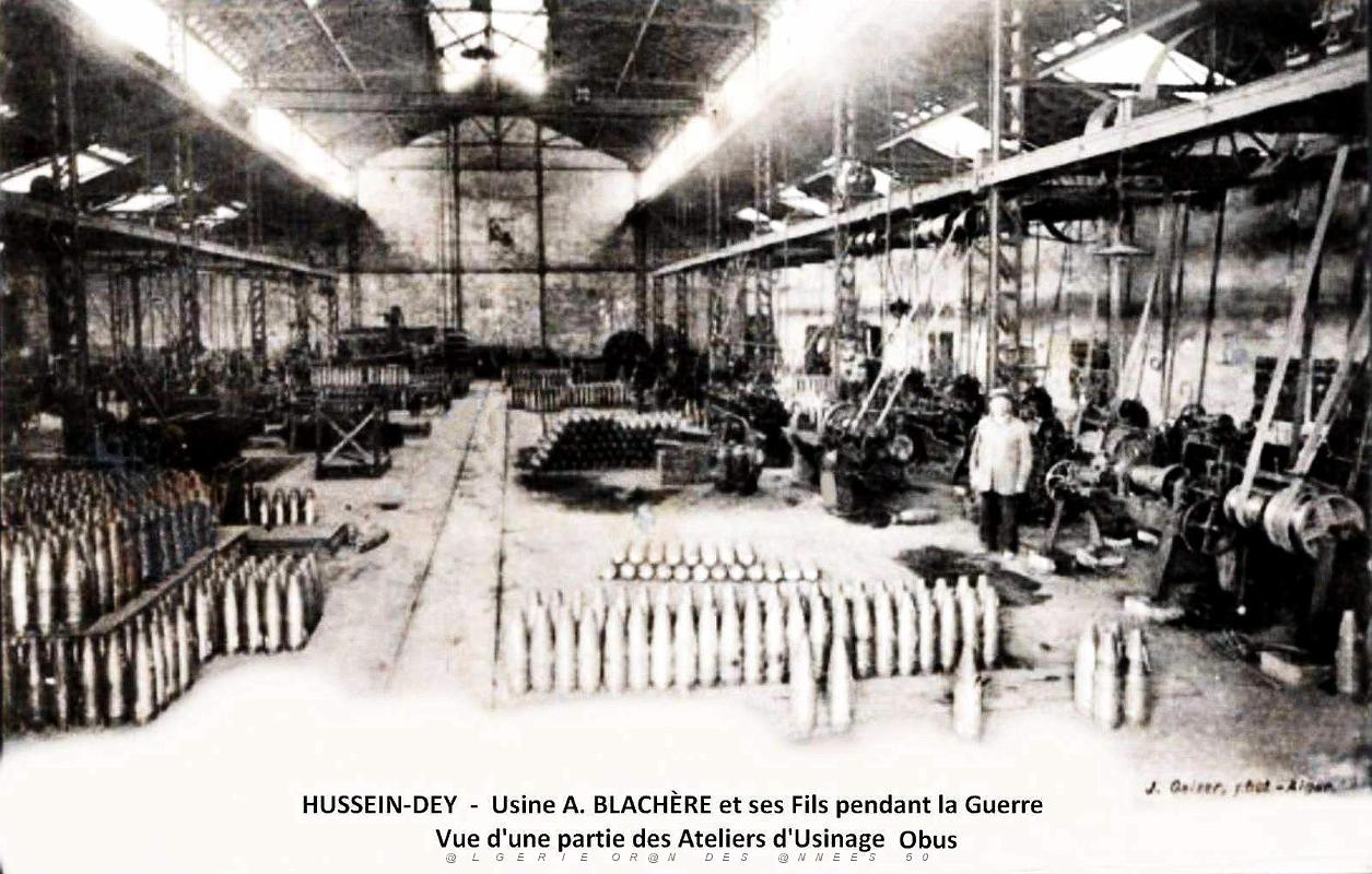 Hussein-Dey - Usine Blachere - Fabrication d'obus - 1916.jpg